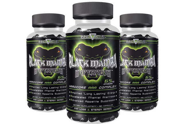 Жиросжигатель Чёрная мамба (Black Mamba hyperrush) от Innovative Diet Labs